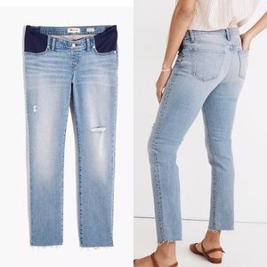 Madewell Maternity Side-Panel Perfect Vintage Jeans Coffey Wash: Adjustable 28